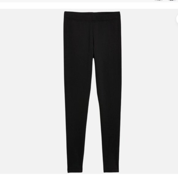 NEW Old Navy Blackjack Black High Waisted Fleece Lined Fashion Layering Legging - Picture 4 of 15
